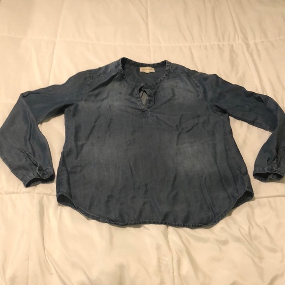 Cloth & Stone from anthro soft denim shirt - Picture 1 of 9